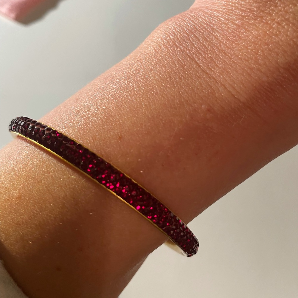 Kate Spade dark cherry bracelet